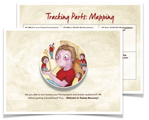 "Tracking Parts: Mapping" Postcards - 10 pack